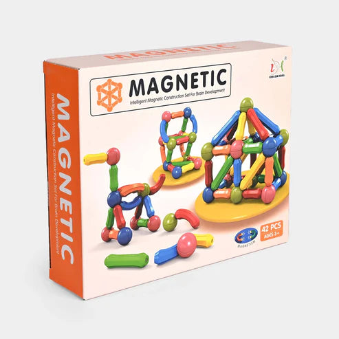 DIY Magnetic Sticks & Balls Set 🧲 – STEM Building Toy for Kids 3+