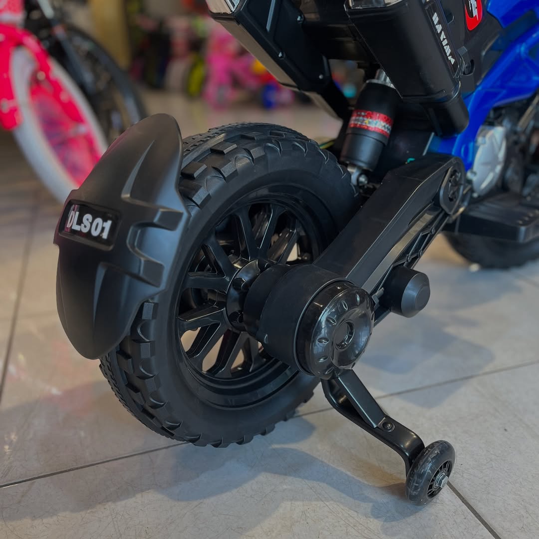 12V Kids Electric Motorcycle 🏍️ | Realistic Ride-On Toy with Training Wheels