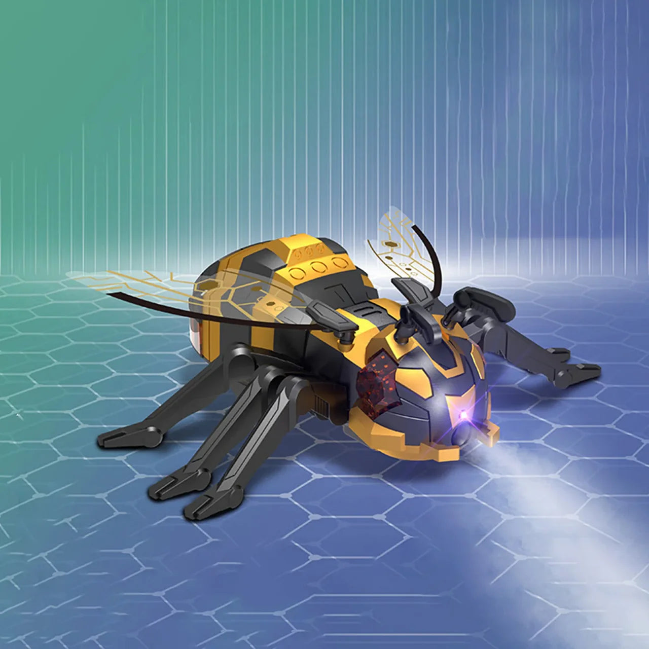 RC Spray Bee Robot Toy | Remote Control Insect with Mist Spray, LED Lights & Music