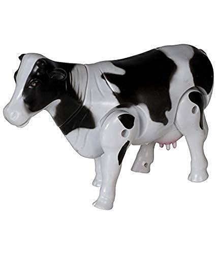 Battery Operated Walking Cow Toy | Realistic Milk Cow with Lights, Sound & Movement
