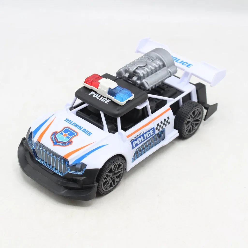 Musical Spray Patrol Police Car | Bump & Go Toy with Water Spray, Lights & Sound