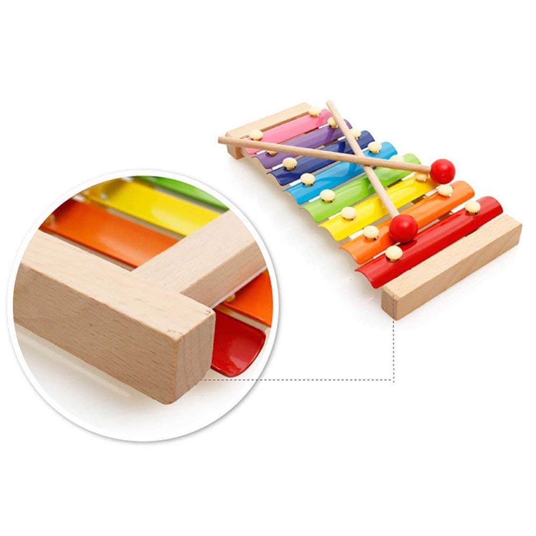 Wooden Xylophone for Kids 🎵 | 8-Note Musical Instrument Toy for Babies & Toddlers 6M+