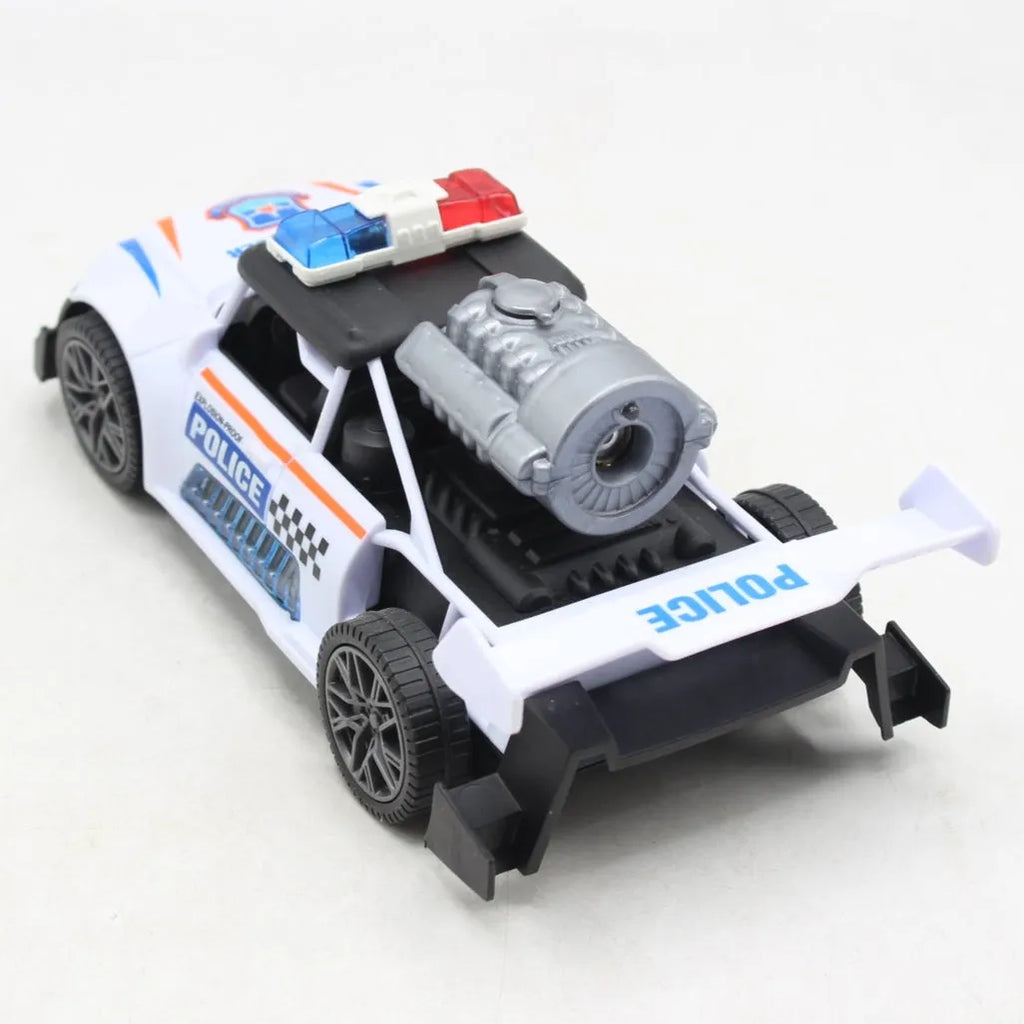 Musical Spray Patrol Police Car | Bump & Go Toy with Water Spray, Lights & Sound