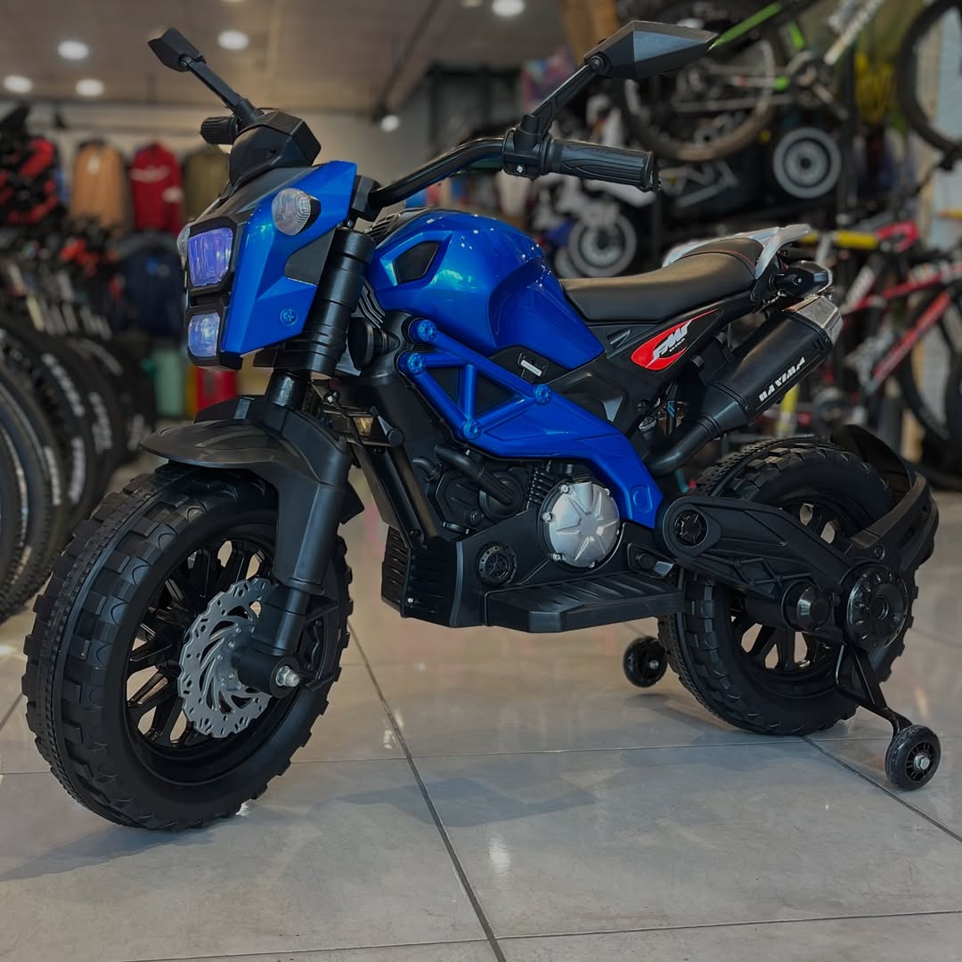 12V Kids Electric Motorcycle 🏍️ | Realistic Ride-On Toy with Training Wheels