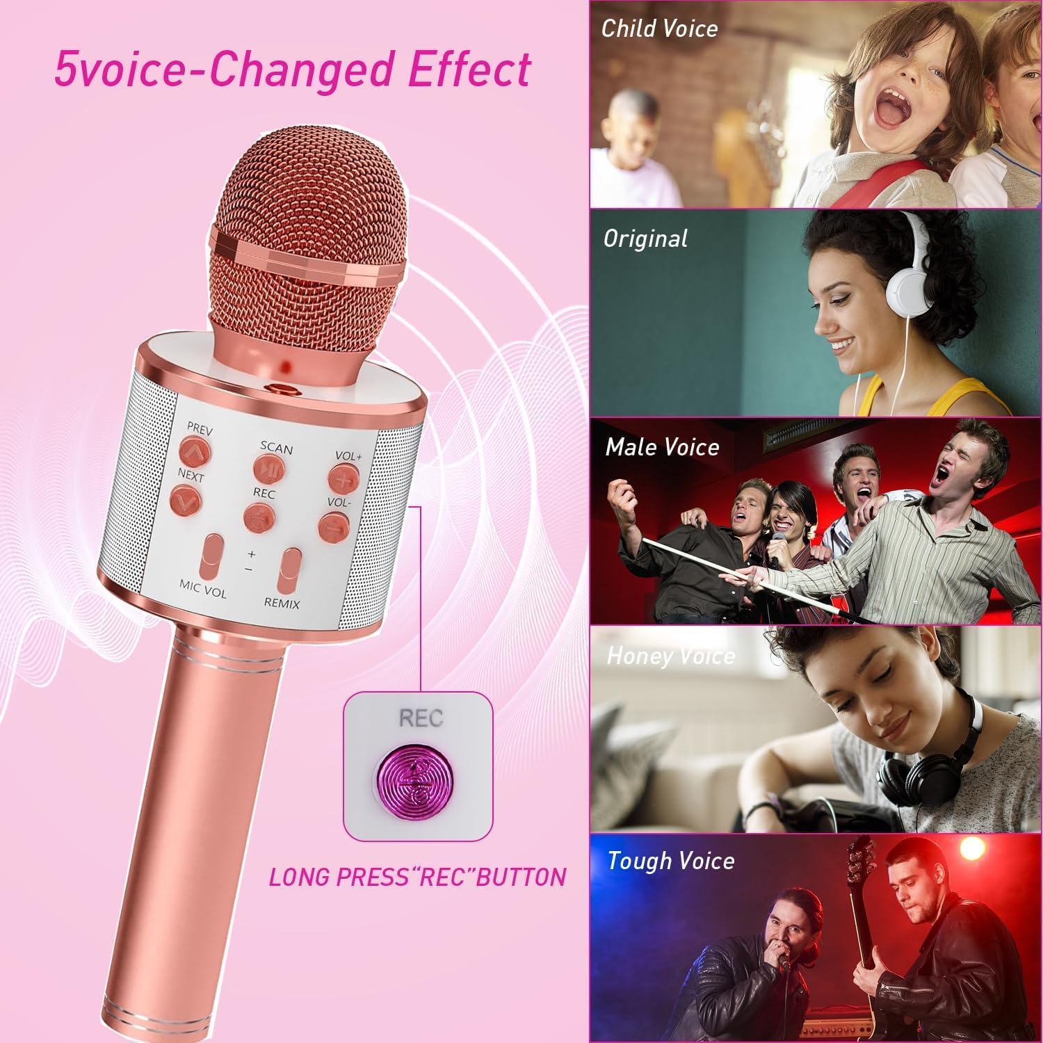 🎤 All-in-One Karaoke Microphone for Kids – Sing, Shine & Record! 🎵