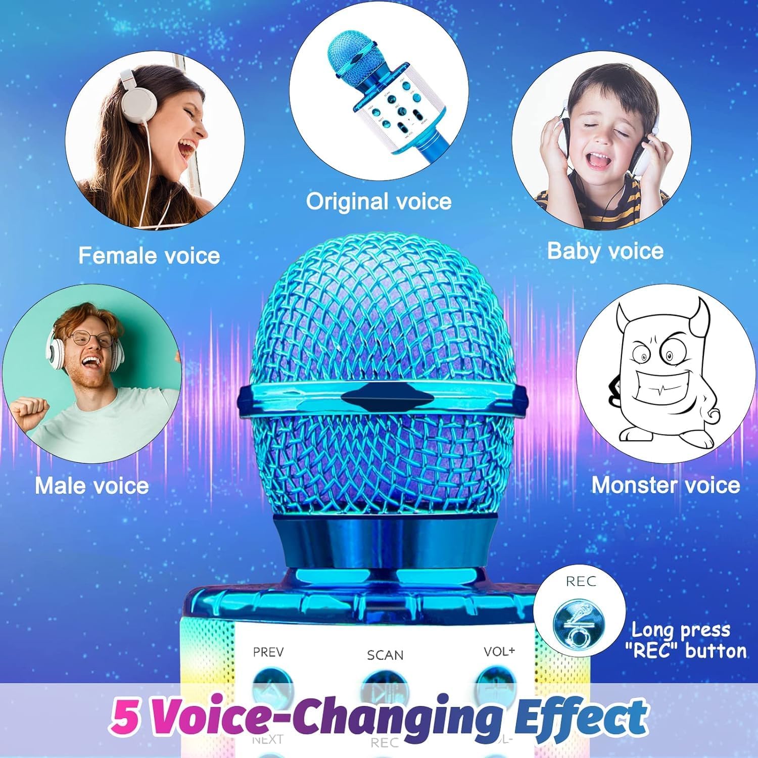 🎤 All-in-One Karaoke Microphone for Kids – Sing, Shine & Record! 🎵