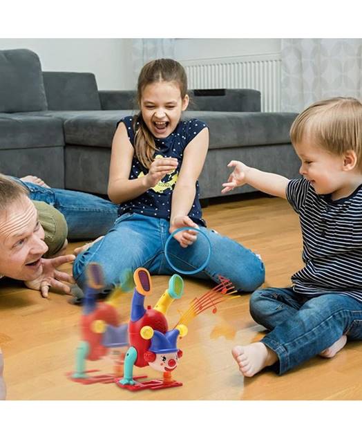 Upside Down Clown Toy | Electric Dancing Clown with Lights & Music | Crazy Circus Fun!