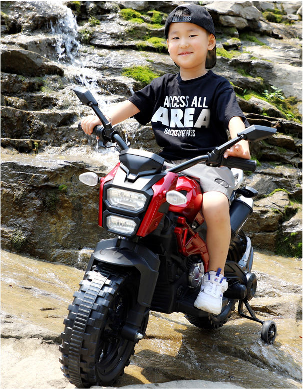 12V Kids Electric Motorcycle 🏍️ | Realistic Ride-On Toy with Training Wheels