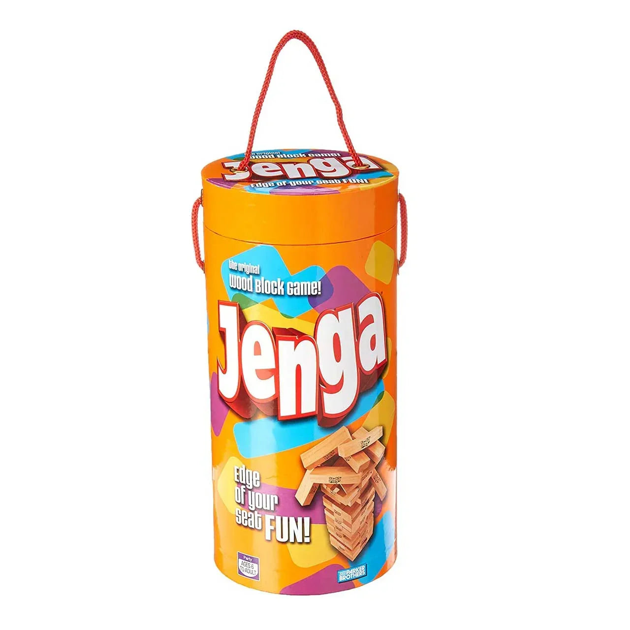 Classic Wooden Jenga Game with Premium Storage Box | Family Party Game for Kids & Adults