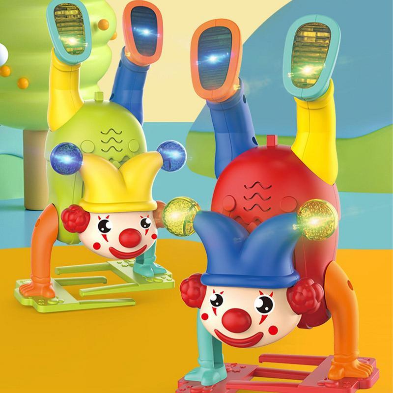 Upside Down Clown Toy | Electric Dancing Clown with Lights & Music | Crazy Circus Fun!