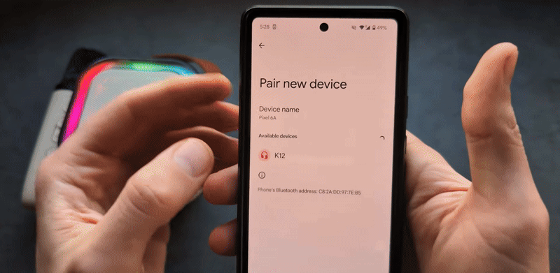 Karaoke Machine for Kids | Portable Bluetooth Speaker with 2 Wireless Microphones & RGB Lights