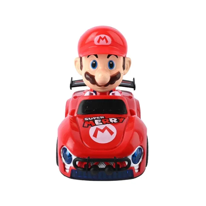 Super Mario Spray Smoke Car | 360° Spinning Toy with Lights, Music & Water Spray